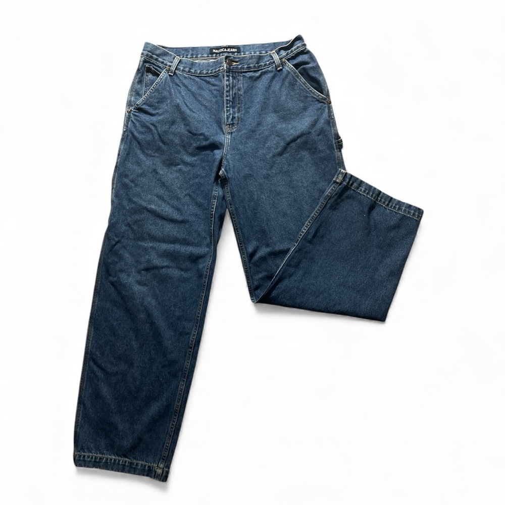 H6- Women’s 14 Nautica Carpenter Relaxed Fit Blue Jeans